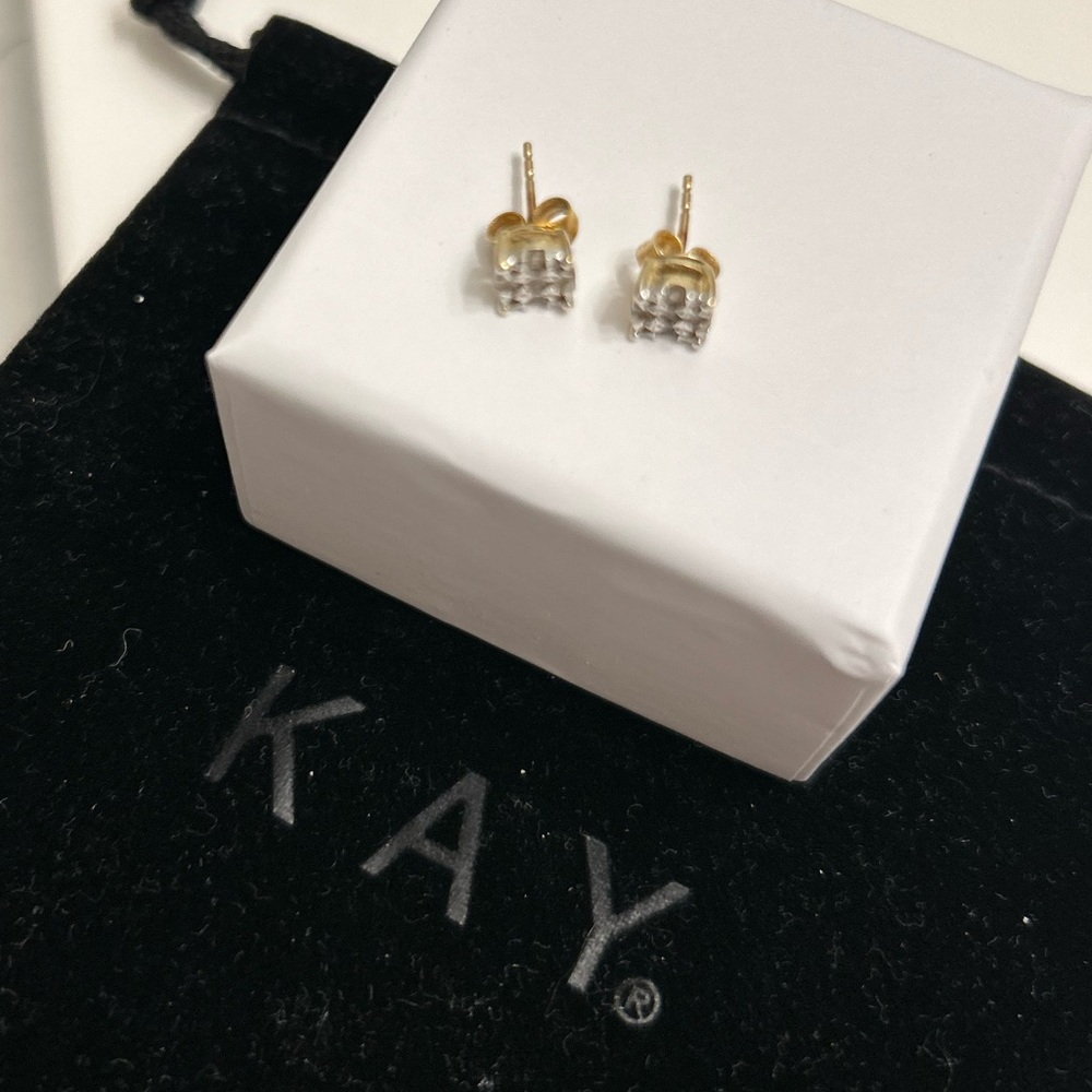 Kay Jewelers 1/3 carat diamond stud earrings